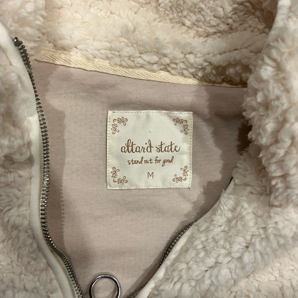 Altard State, Teddy/Sherpa, Quarter-zip, Sweatshirt - Picture 3 of 3